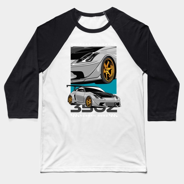 Nissan Lover Baseball T-Shirt by Harrisaputra